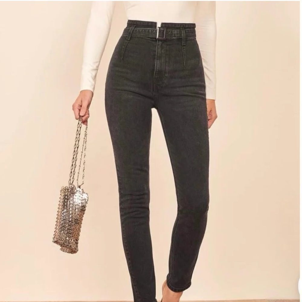 Reformation Jeans Kayo High and Skinny Black Jeans Women’s 27